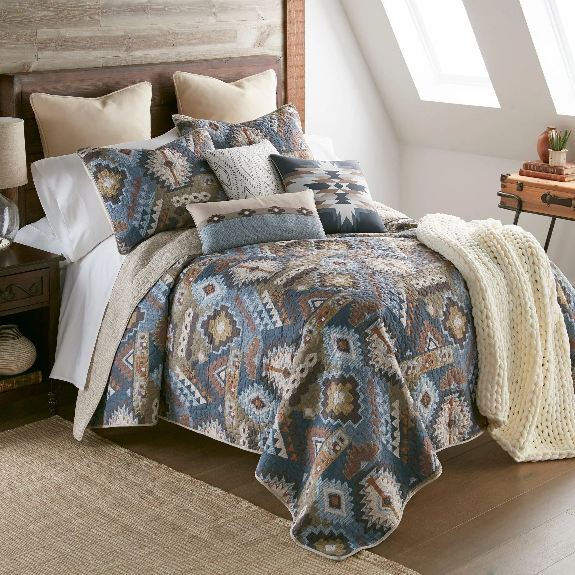 Thar Desert Reversible Quilt Set