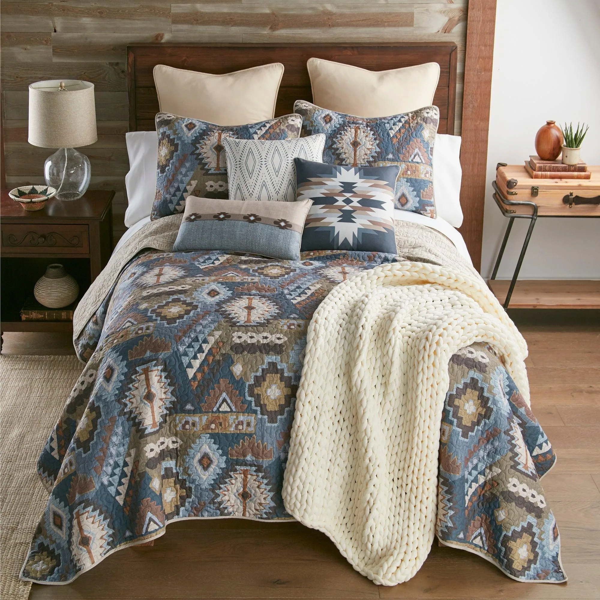 Thar Desert Southwest Motif Throw Pillow