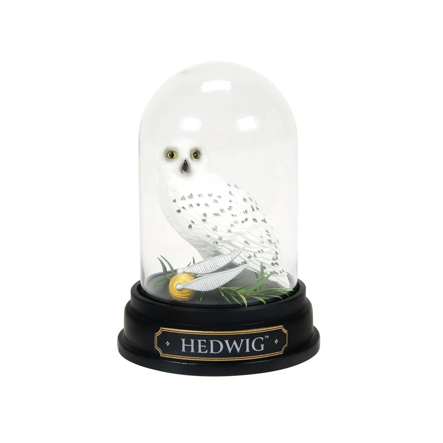 The Wizarding World of Harry Potter Hedwig Owl Curiosity Cloche 3.75" Decorative Mirror,Home Decor Mirror