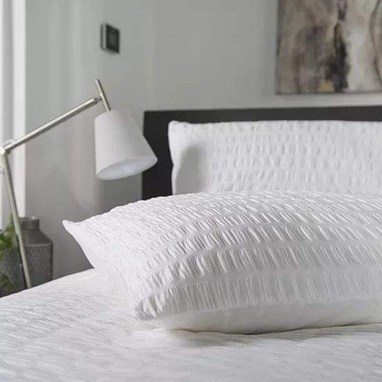 The Lyndon Company Stamford Duvet Set White