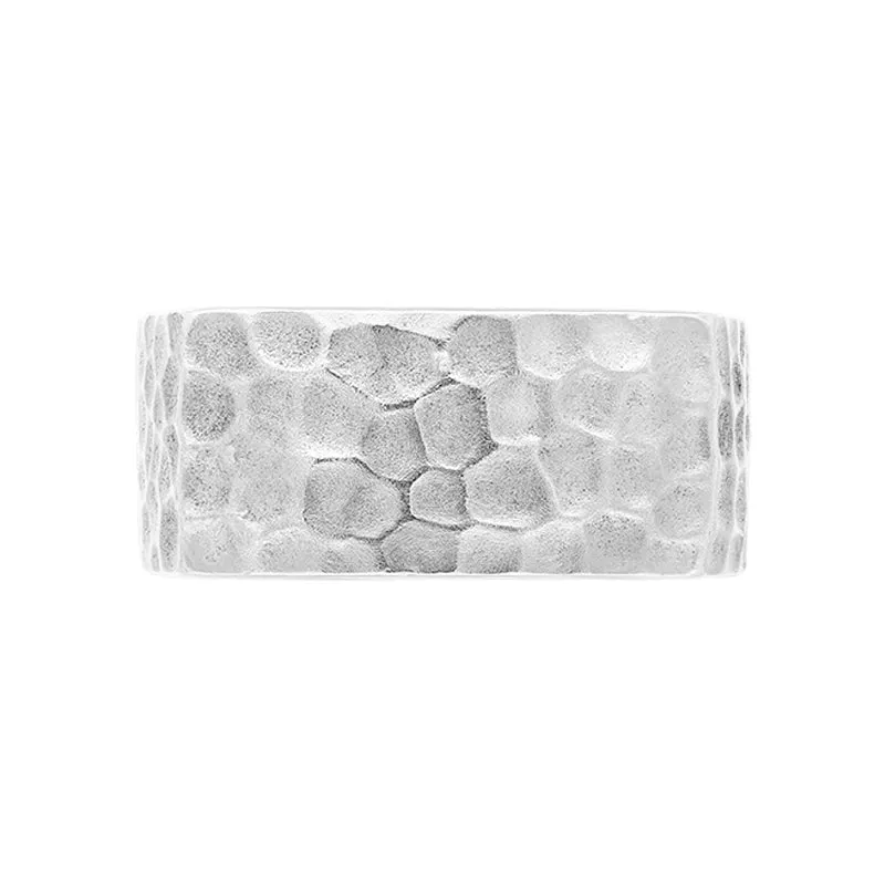 Thomas Sabo Jewellery Hot Diamonds Sterling Silver Square Mottled Ring D