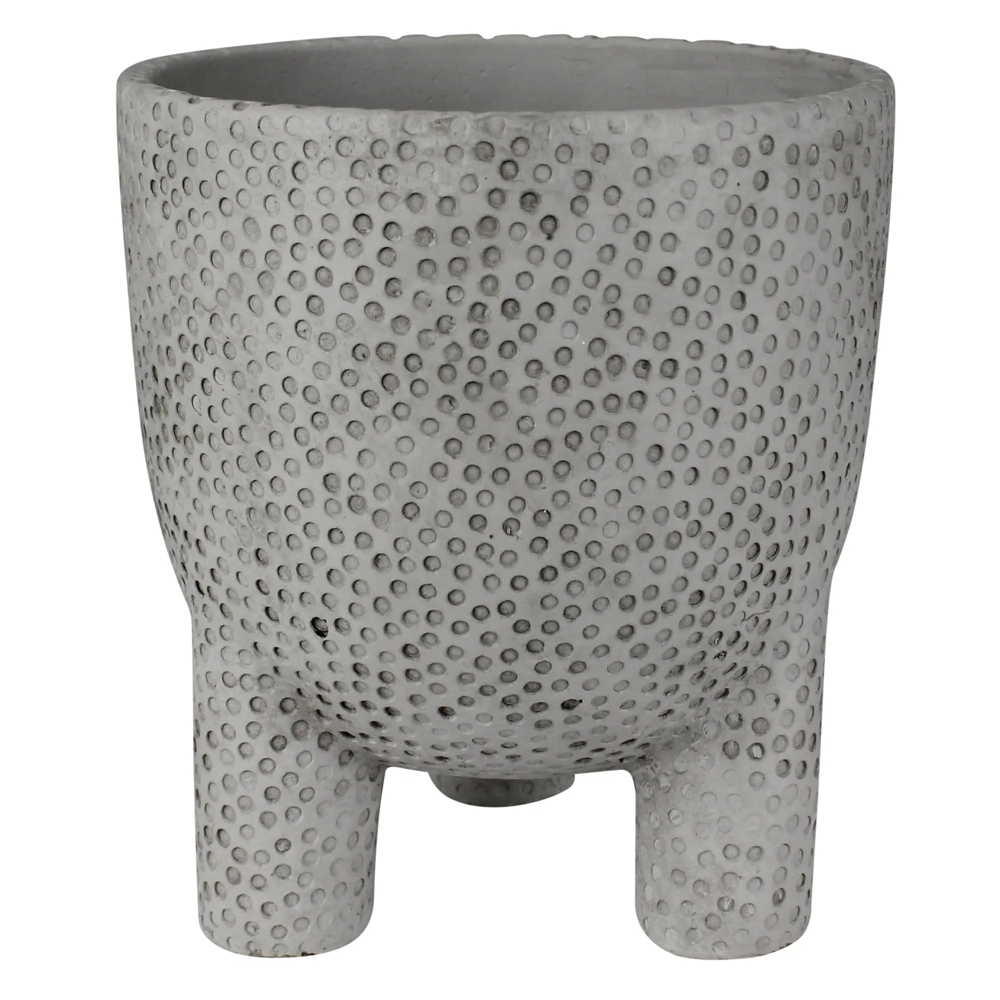 Tiga Three Foot Cachepot, Cement Vase,Ceramic Vase