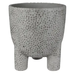 Tiga Three Foot Cachepot, Cement Vase,Ceramic Vase