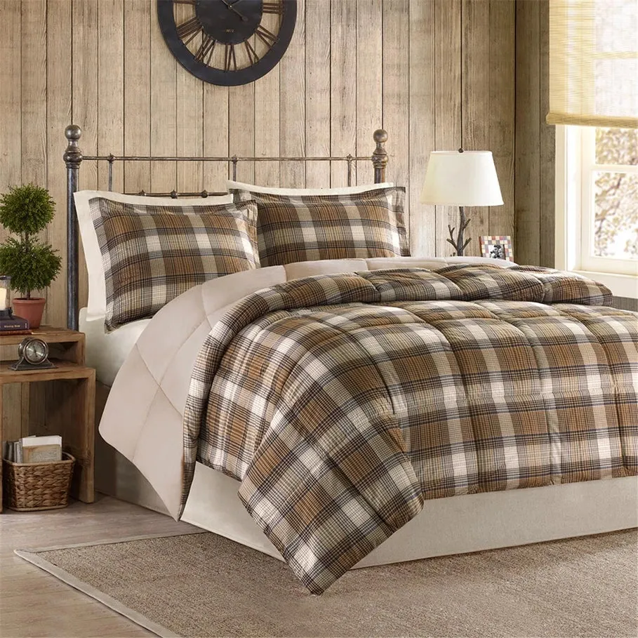 Timber Back Plaid Comforter Set