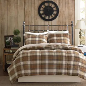 Timber Back Plaid Comforter Set luxury bedding, duvet cover