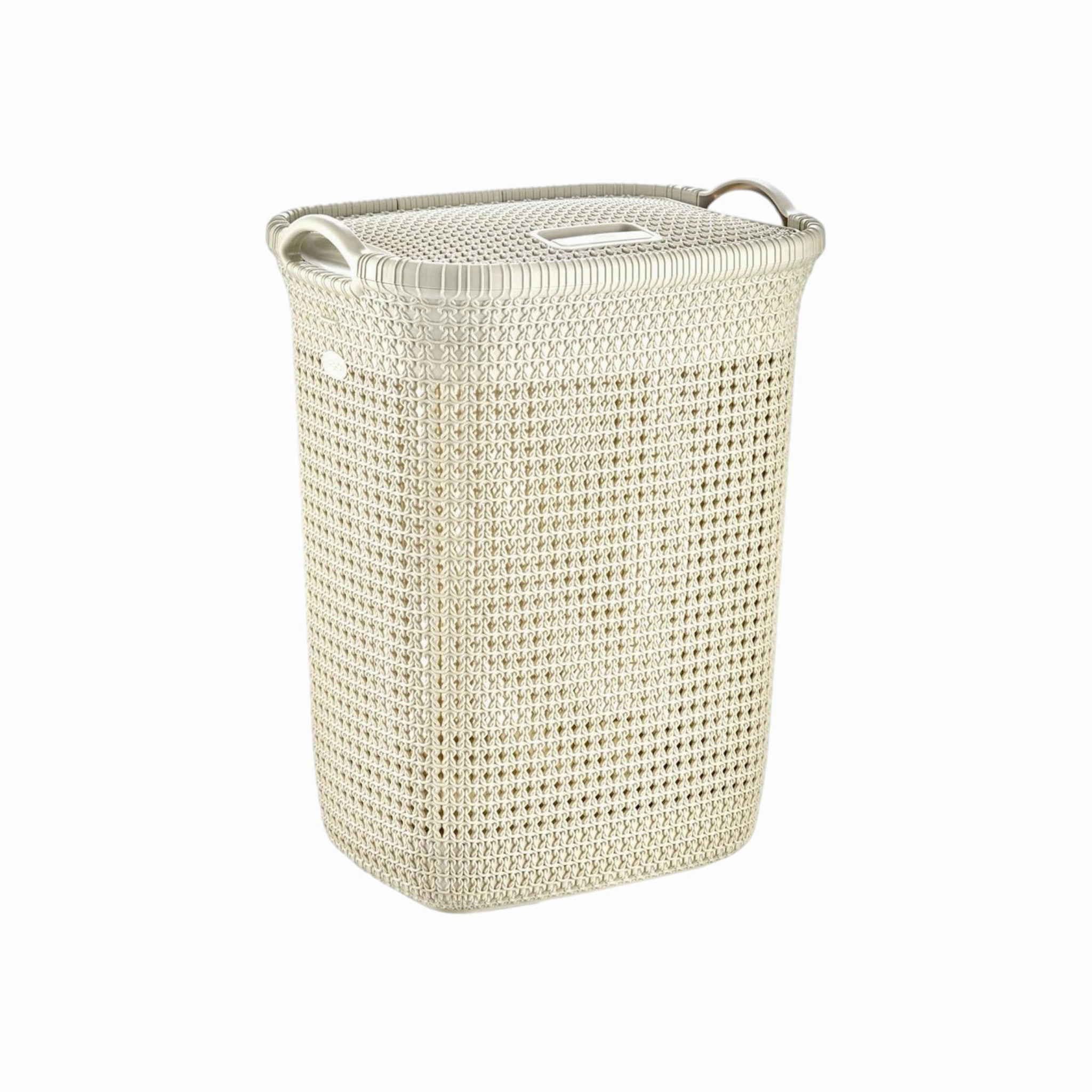 Titiz Laundry Basket Knit Pattern 52L TM-8056