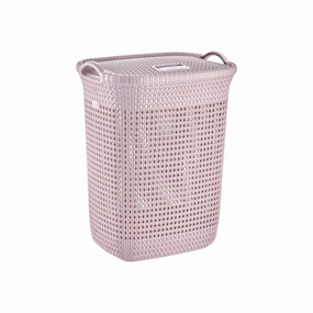 Titiz Laundry Basket Knit Pattern 52L TM-8056 fabric hamper,portable laundry bin,laundry storage