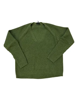 Tom Ford Womens V-Neck Ribbed Sweater In Green