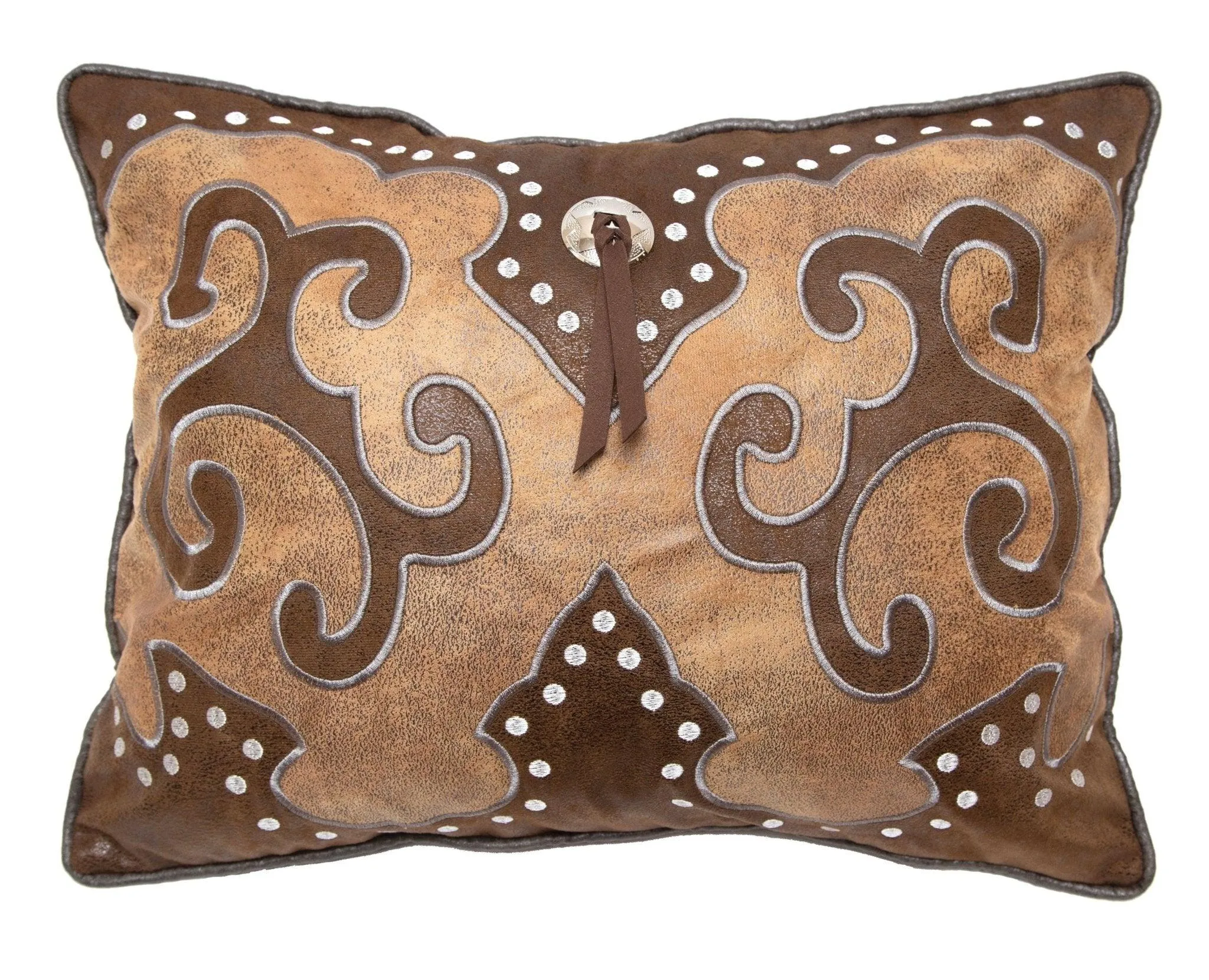 Tooled Chaps Western Throw Pillow storage cart, utility cart