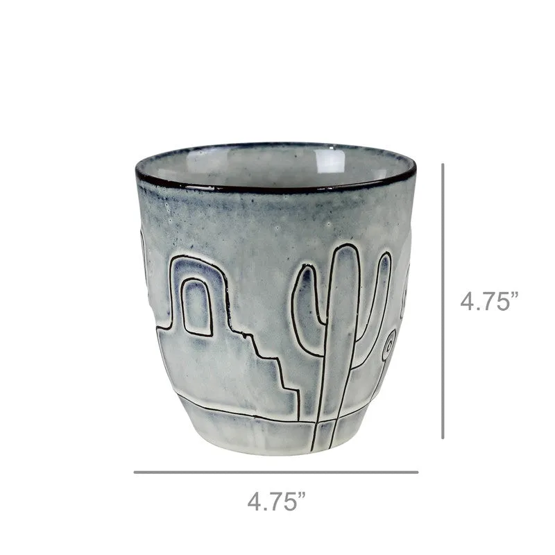 Topac Cachepot, Ceramic - Med