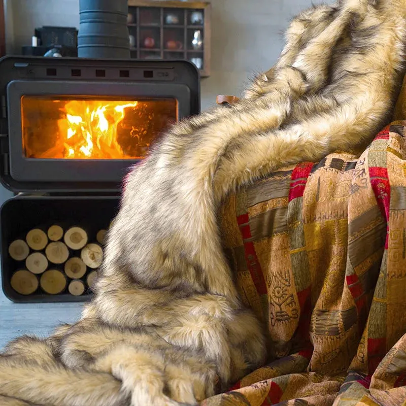Totem Faux Fur Blankets