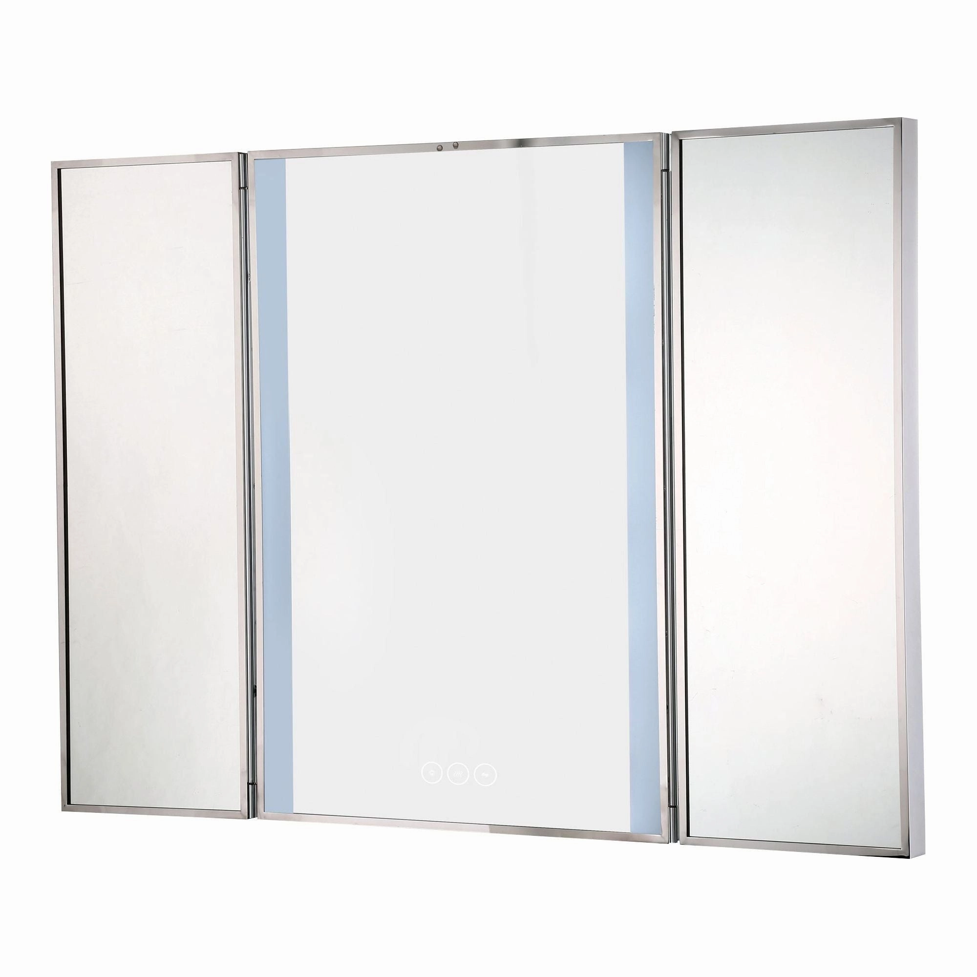 Trias 31.5x43.5" LED Mirror Wall Decor,modern wall decor set