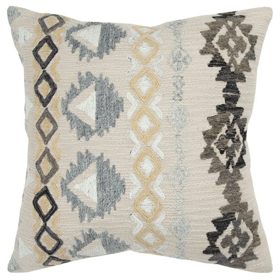 Tribal Boho Embroidered Accent Pillow storage cart, utility cart