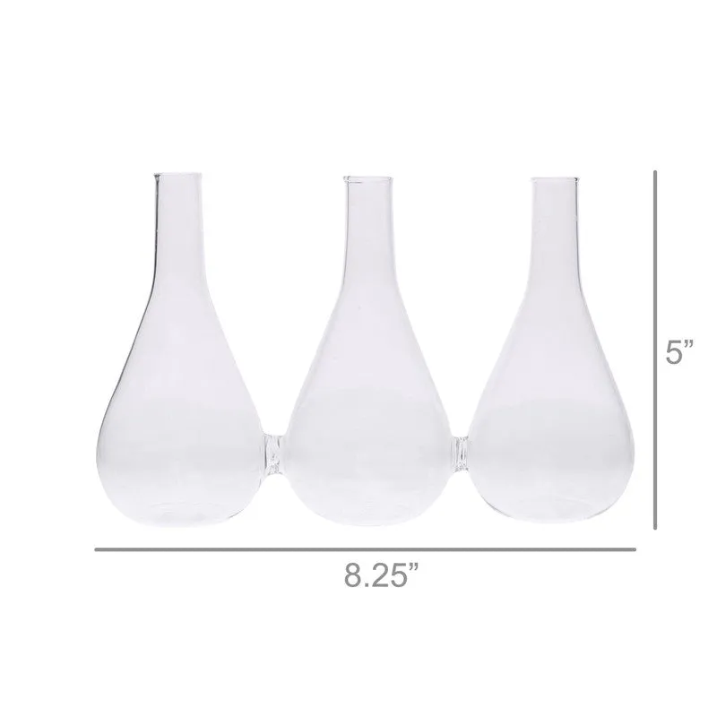 Trio Glass Vase