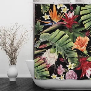 Tropical Paradise Shower Curtains and Optional Bath Mats Lighting,Lamps Fixtures