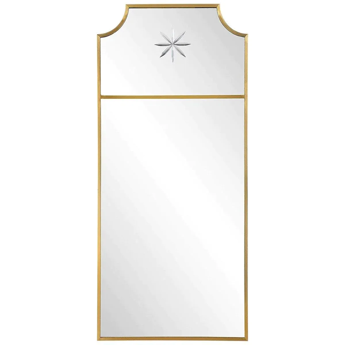 Trumeau Inspired Brushed Brass Wall Mirror Cutting Board,Kitchen Board