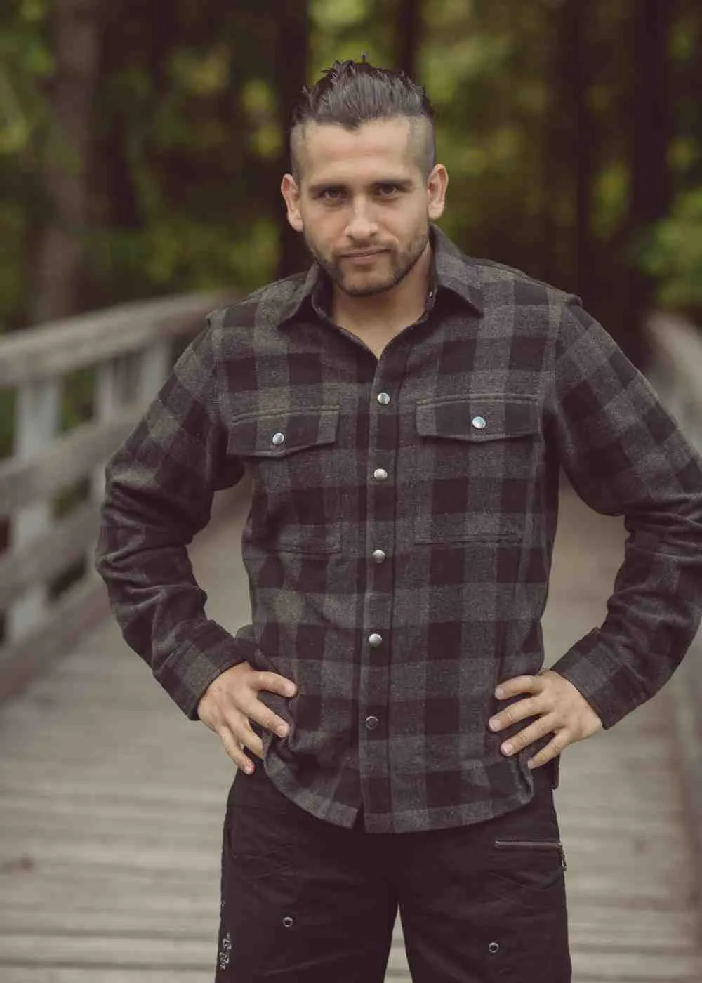 TUNDRA Jacket in Wolf Plaid UNISEX