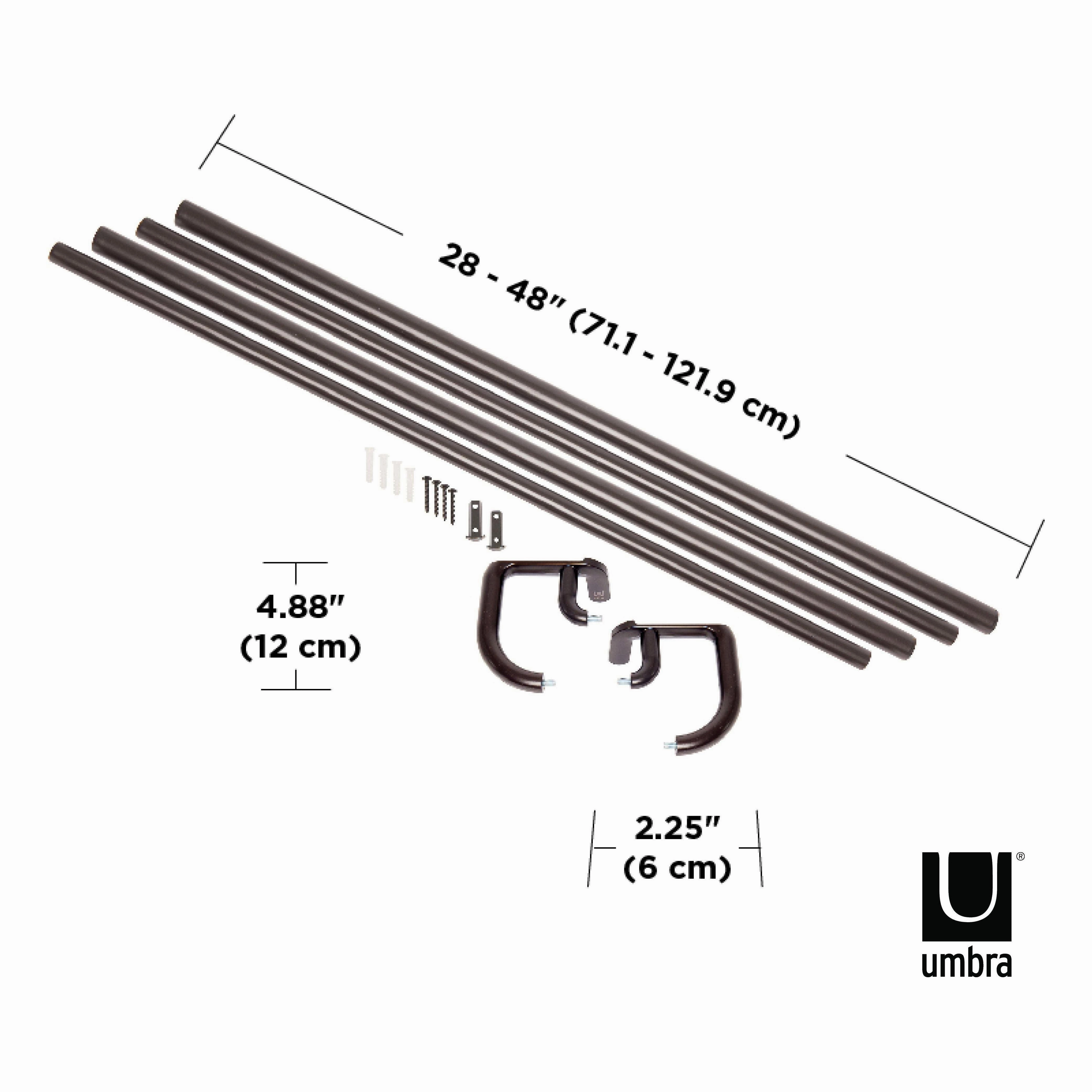 Twilight Expandable Double Curtain Rod