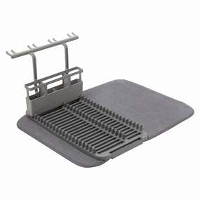 UDry Dishrack with Drying Mat Kitchen Accessories,kitchen sink accessories