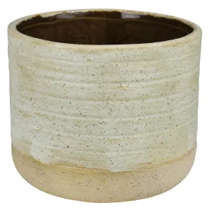 Umbria Cachepot, Ceramic, White - Lrg Vase,Ceramic Vase