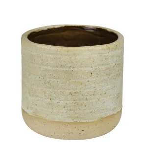 Umbria Cachepot, Ceramic, White - Sm Vase,Ceramic Vase