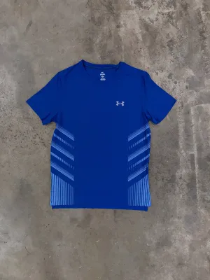 Under Armour Launch Graphic T Shirt - Tech Blue