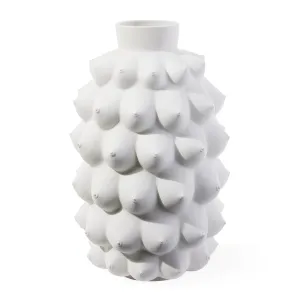 Unglazed Porcelain Vase | Jonathan Adler Georgia Vase,Glass Vase