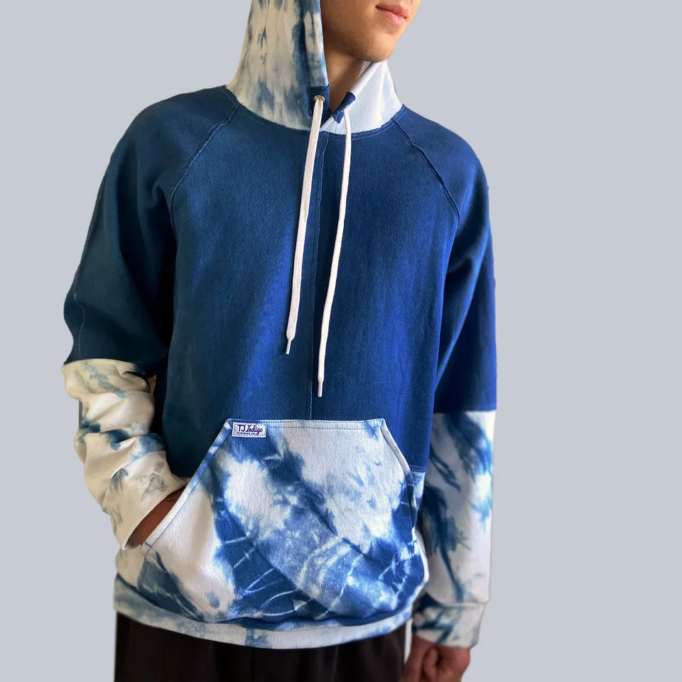 Unisex Organic Cotton Patchwork Hoodie
