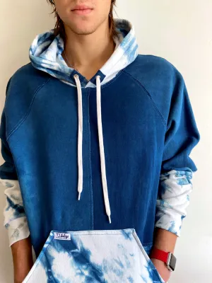 Unisex Organic Cotton Patchwork Hoodie