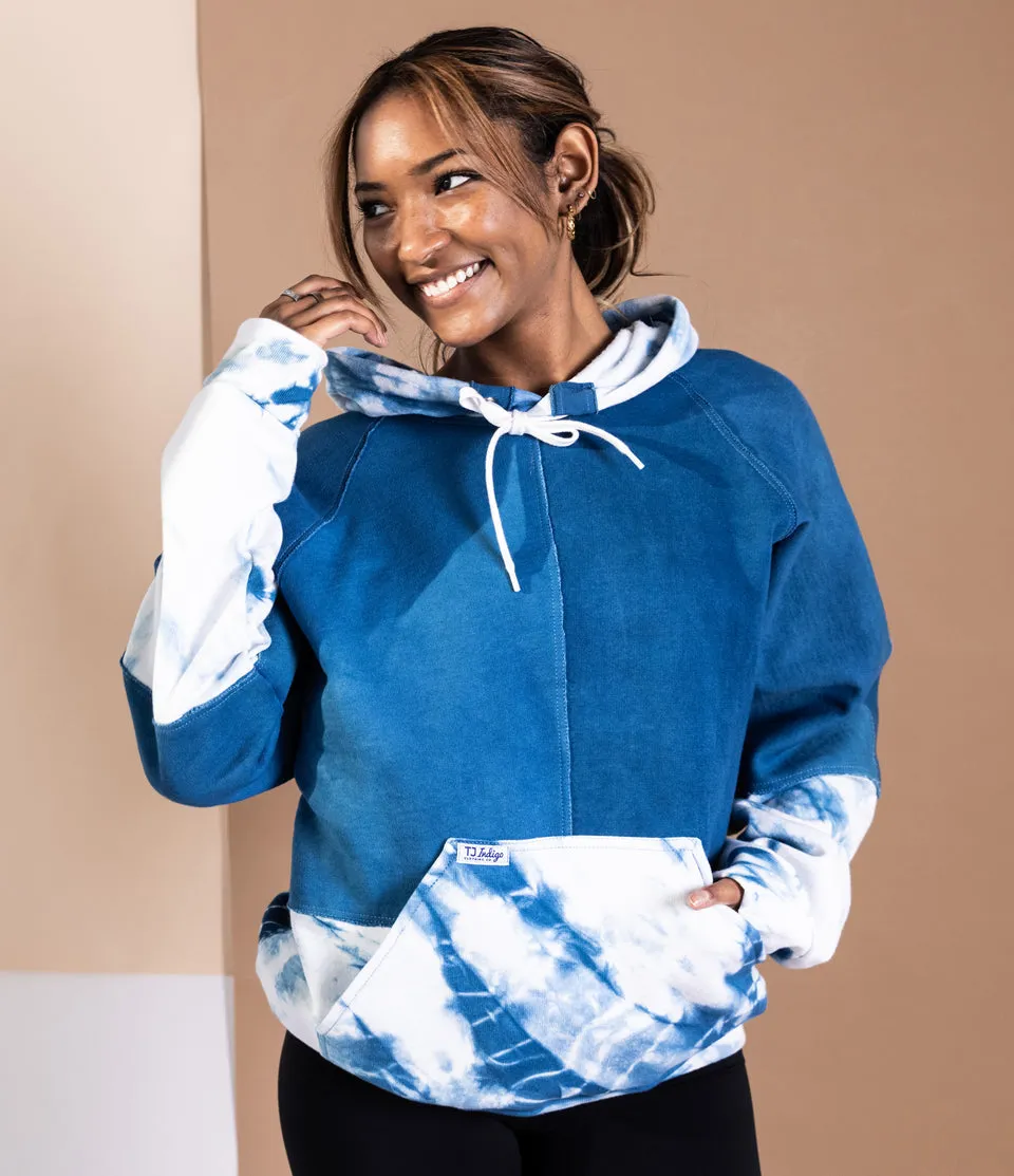 Unisex Organic Cotton Patchwork Hoodie