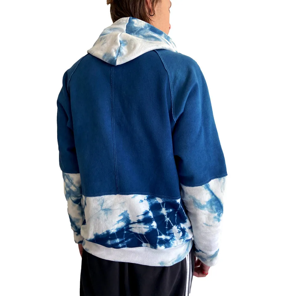Unisex Organic Cotton Patchwork Hoodie