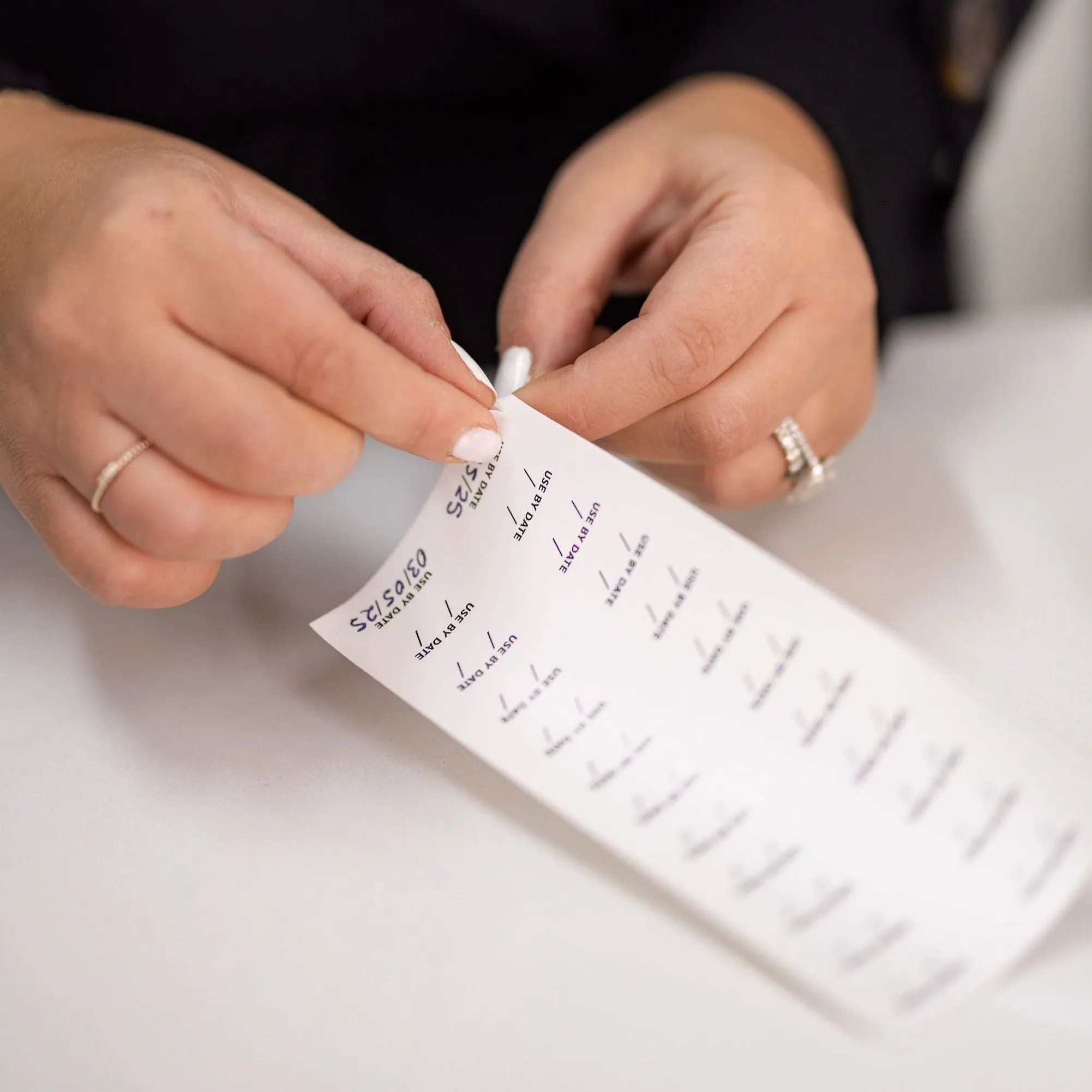 Use By Date Sticker Pack - (24 Stickers Per Sheet)