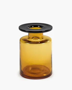Vase M amber/black Wind & fire Vase,Decorative Vase