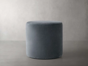 Velvet Round Pouf Poufs,round knitted pouf