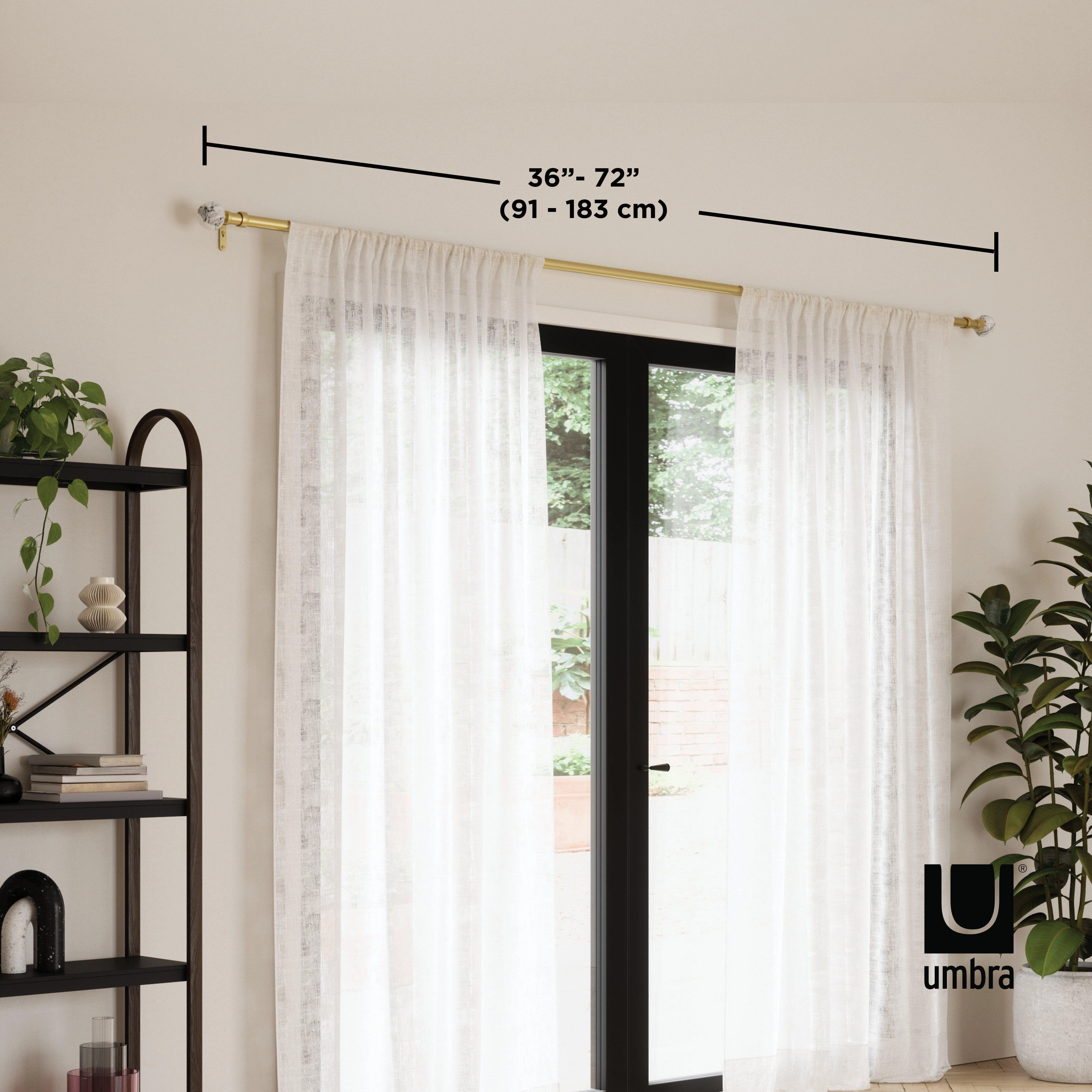 Venus 1" Expandable Curtain Rod