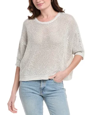 Vince Camuto Fishnet Sweater