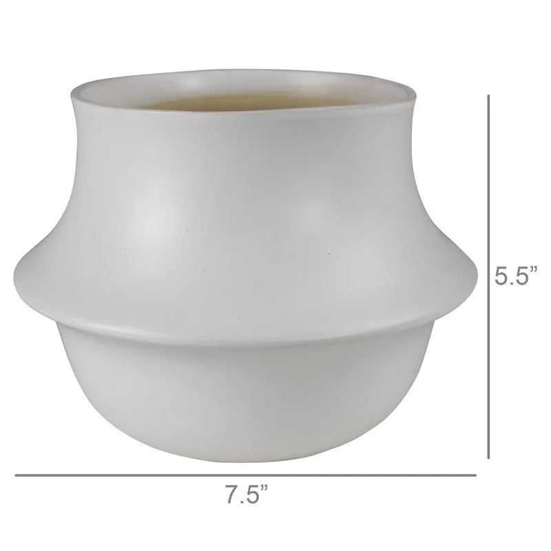 Vita Vase - Lrg - Bisque White