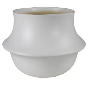Vita Vase - Lrg - Bisque White Vase,Ceramic Vase
