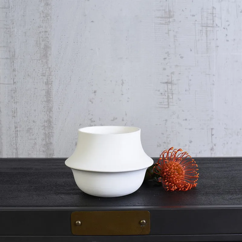 Vita Vase - Lrg - Bisque White