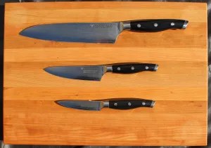 Vitantonio Butcher Block & Knife Set jute rug, burlap rug