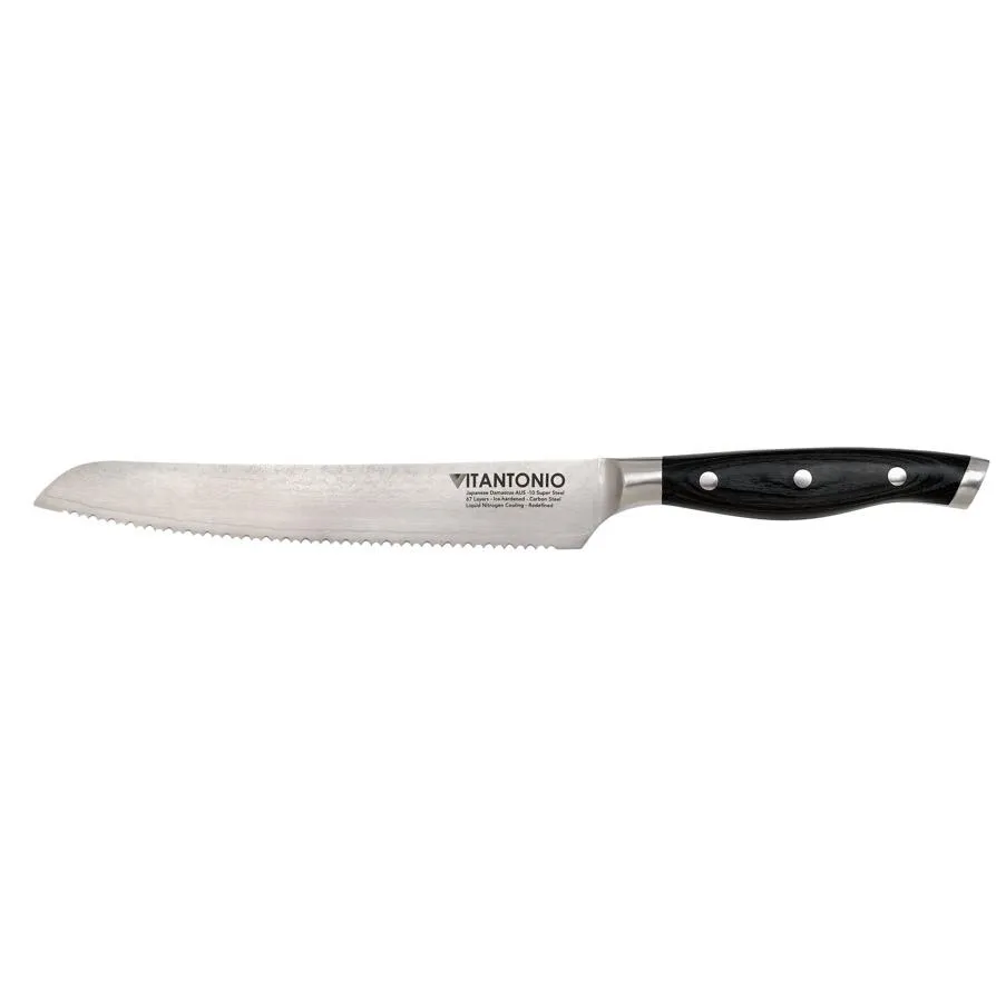 Vitantonio Rising Sun Japanese 8.5in Bread Knife 810241 jute rug, burlap rug