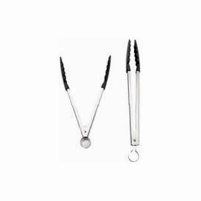 Vitantonio Pull Lock Nylon Tip Serving Tong - 12" 63112 kitchen storage, pantry organizer