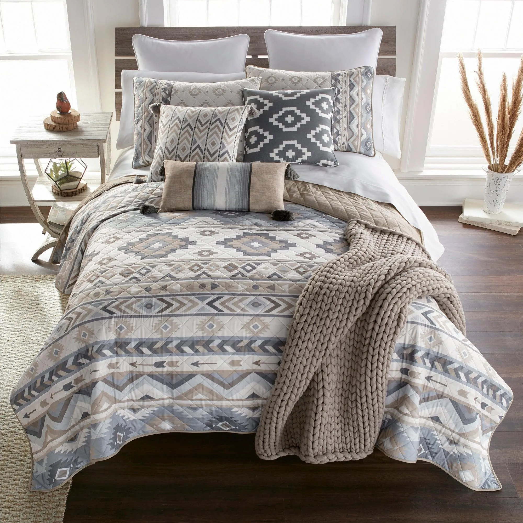 West Sahara Chevron Throw Pillow