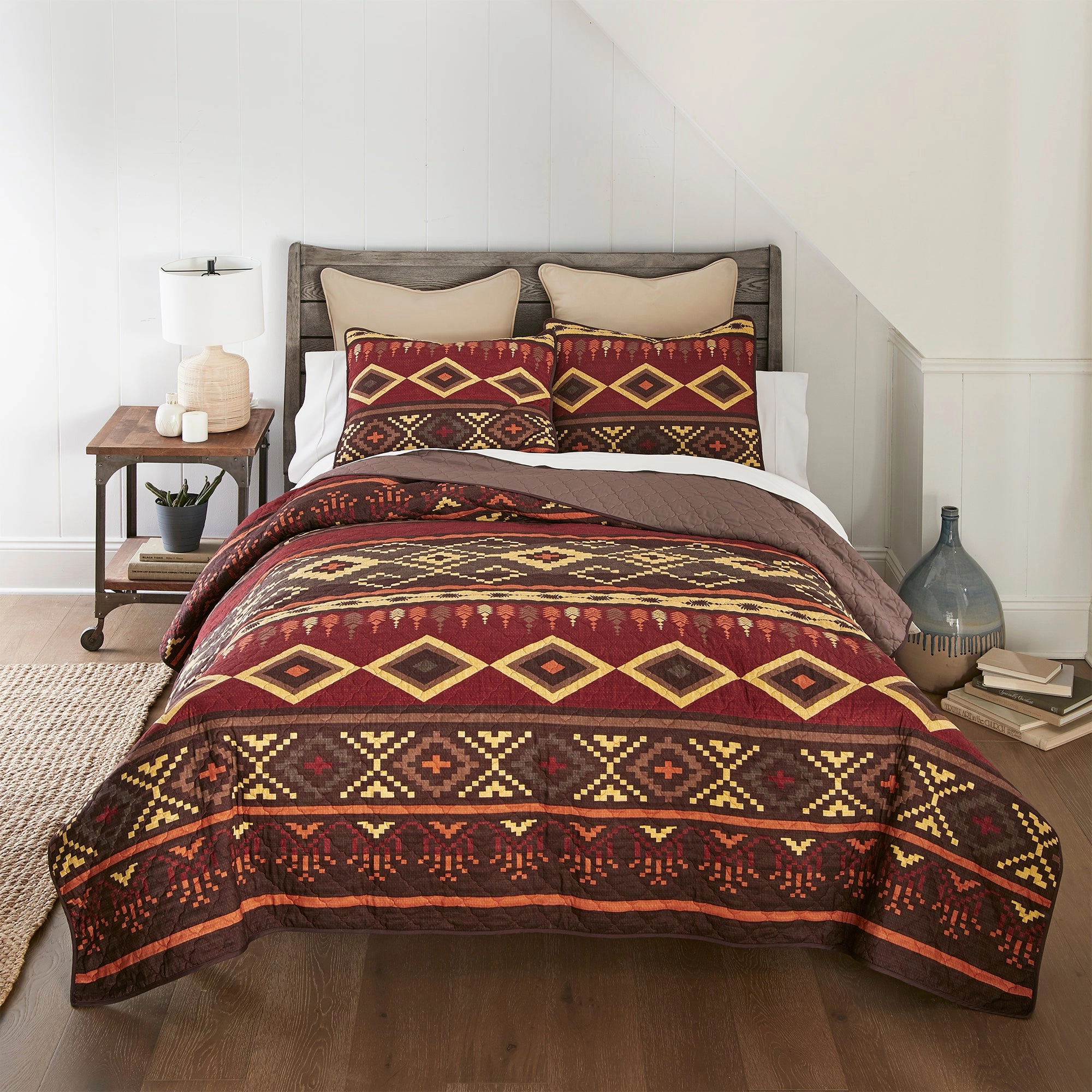 Western Tapestry Quilt Set luxury bedding, duvet cover