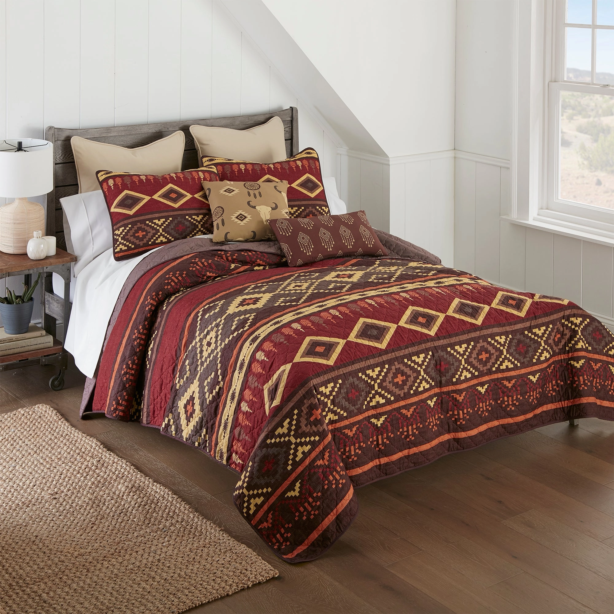 Western Tapestry Throw Pillow Set