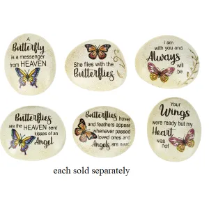 Whisper I Love You Butterfly Memorial Stone Decorative Mirror,Home Decor Mirror