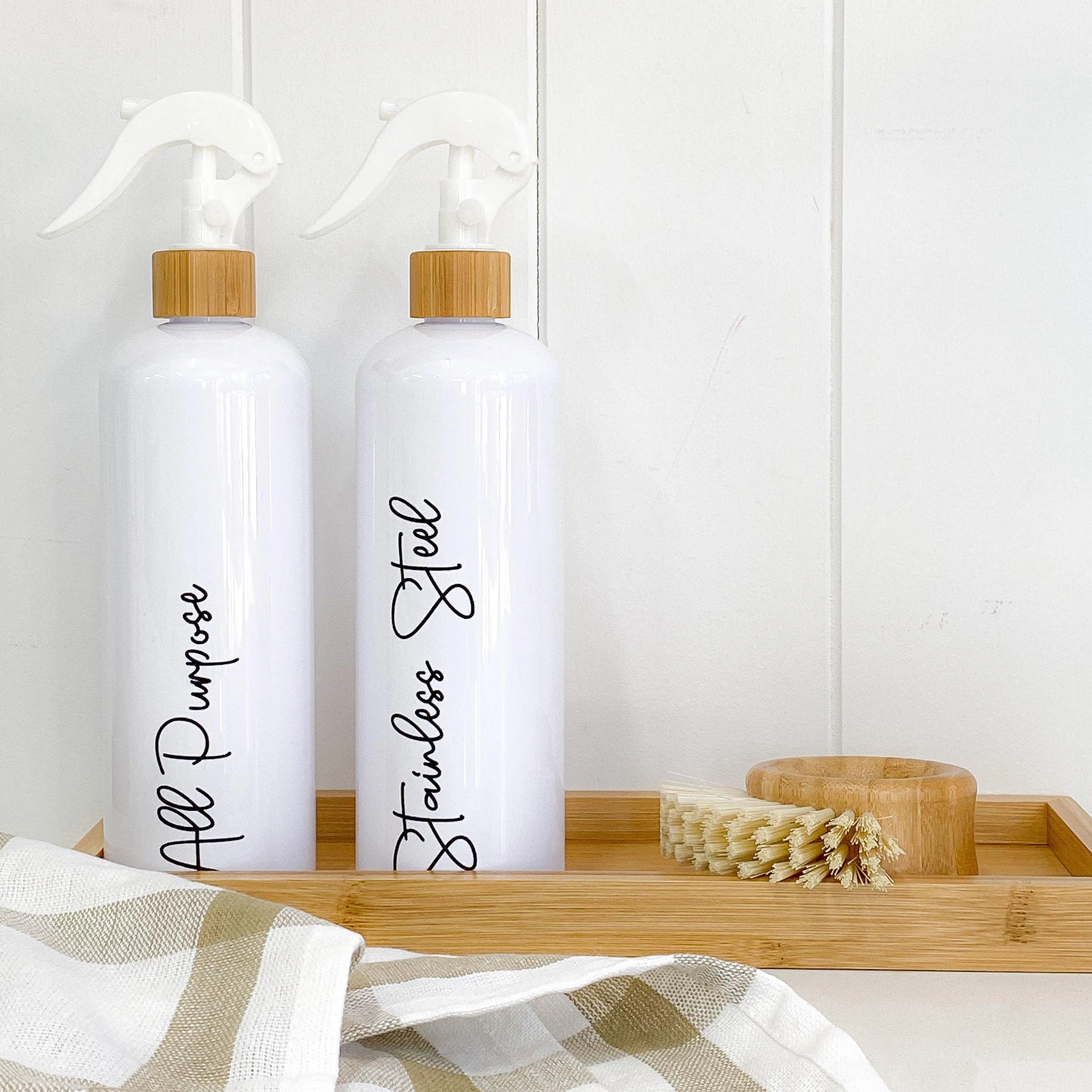 White Bottle with White Spray - 500ml