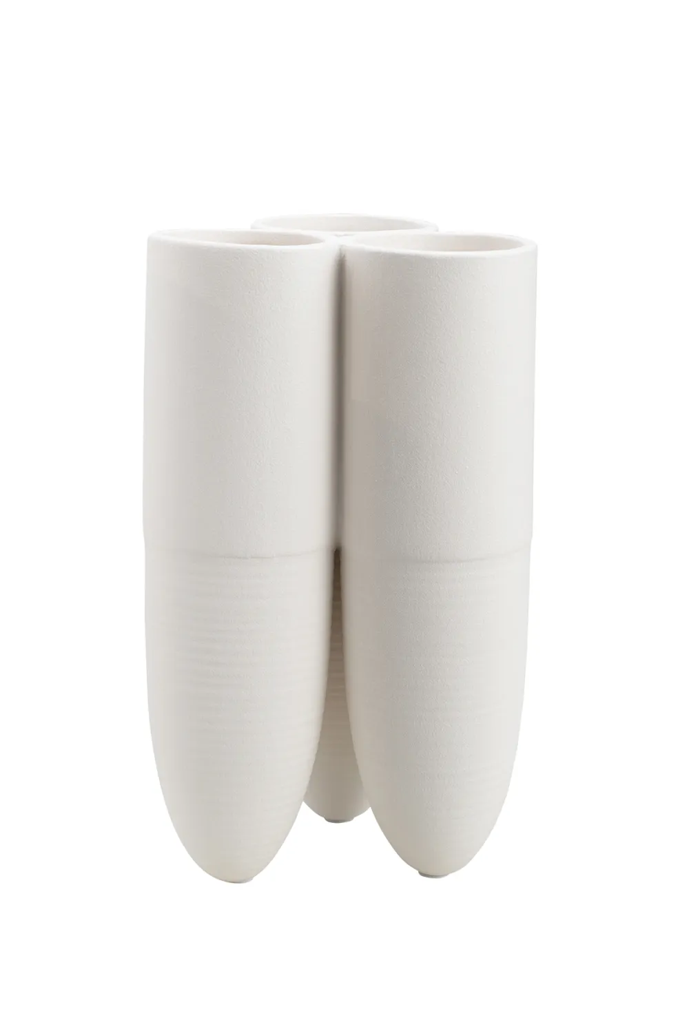 White Ceramic Novelty Vase | Liang & Eimil Torpedo Vase,Glass Vase