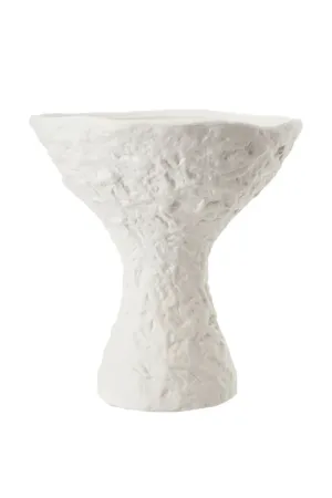 White Ceramic Organic Vase | Liang & Eimil Caela Vase,Glass Vase