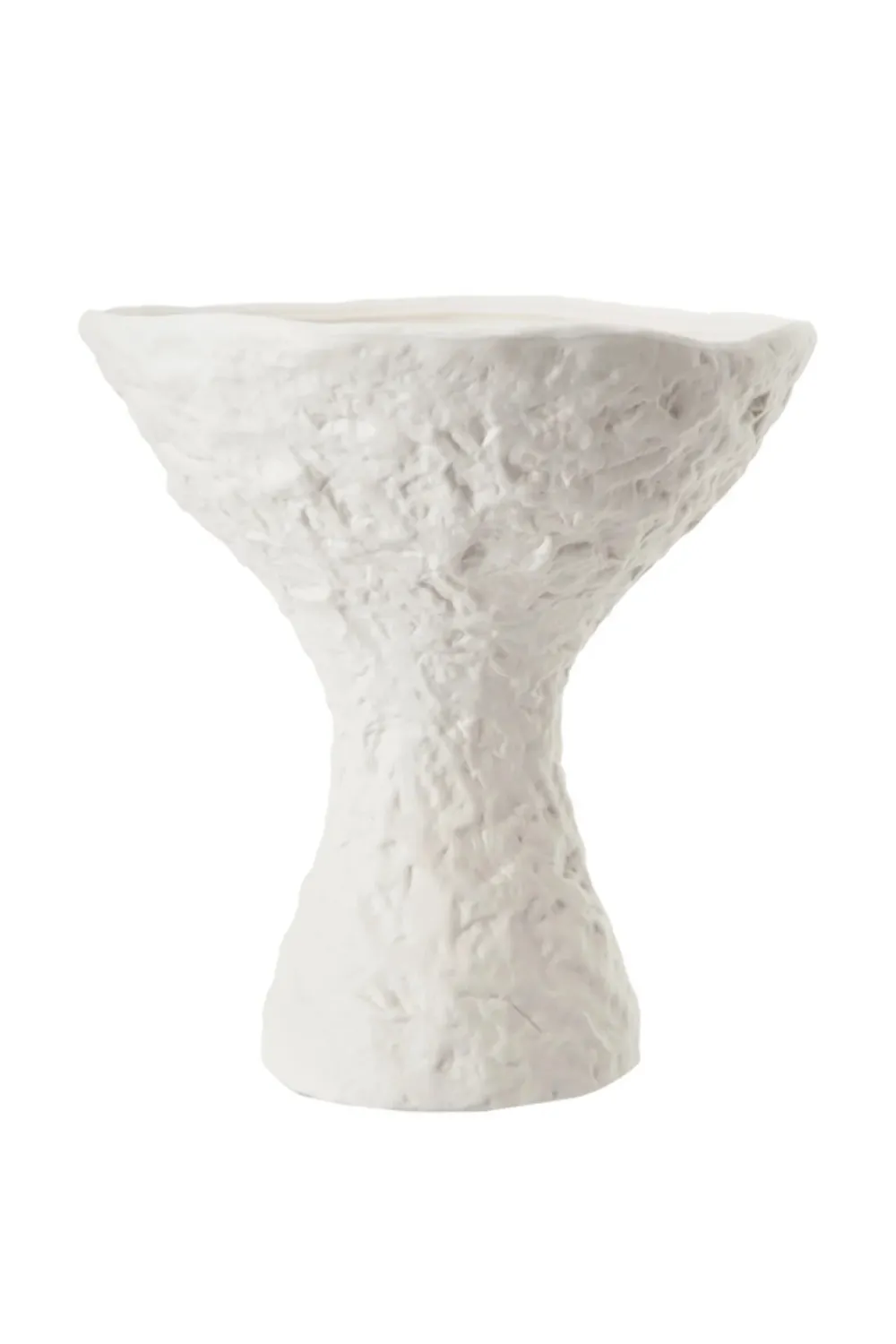 White Ceramic Organic Vase | Liang & Eimil Caela Vase,Glass Vase